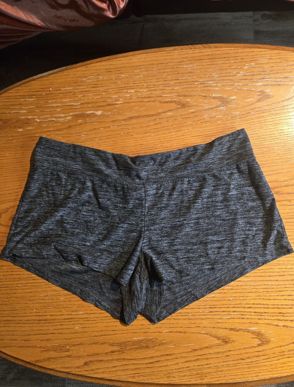 Women's Heather Charcoal Athletic Shorts